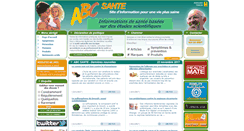 Desktop Screenshot of abcsante.be